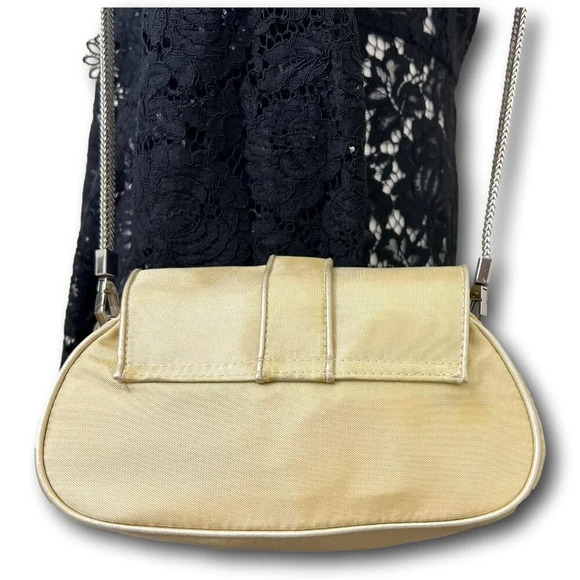 Upcycled & Reworked Christian Dior Monogram Quilted Gold Crossbody Clutch Bag - Picture 16 of 16